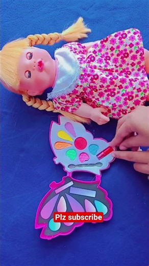 Doll's makeup #dollshorts #kidsfun #short #Toysagain