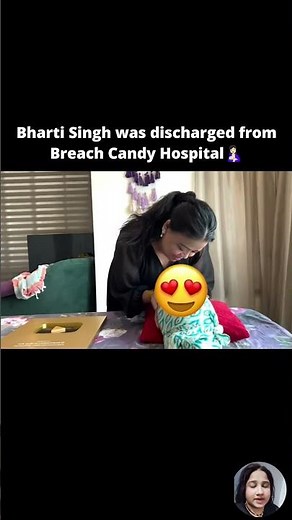 Bharti Singh was discharged from breach candy hospital and came home