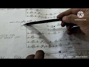 Point operation circuit/point machine ki wiring/point machine TWS/point machine circuit / SEIR24