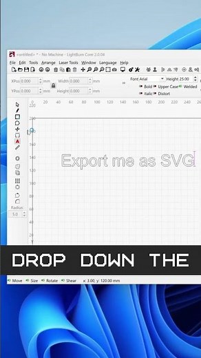 How to Export SVG Files from LightBurn