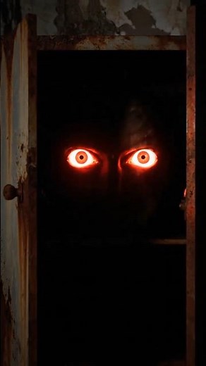 What Happens When You See Glowing Red Eyes in Dark Places #horrorstories #horror