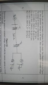 Draw the per unit reactance diagram for the single line diagram... | Filo