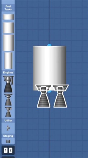 How to overlap engines in Spaceflight Simulator 🚀