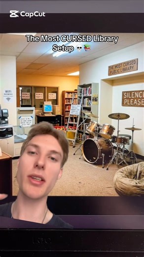 The Most CURSED Library Setup 💀📚