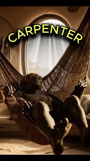 A Day in the Life of an Alien Carpenter 👽 #alien #animation #anime