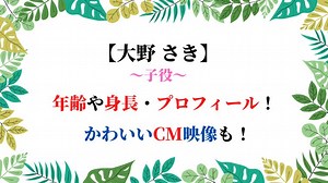 大野さき(冴姫)の年齢や身長・プロフィール！かわいいCM映像も！｜ひだまりの声