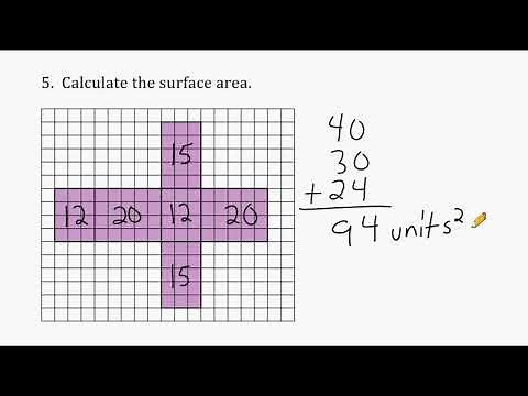 Surface Area - Cubes, Rectangular Prisms, Triangular Prisms And Square Pyramids