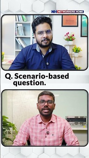 Networking Mock Interview | Scenario Based Question! #ccna #networking #question #mock