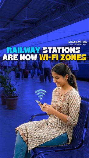 𝐑𝐚𝐢𝐥𝐰𝐚𝐲 𝐒𝐭𝐚𝐭𝐢𝐨𝐧𝐬 𝐀𝐫𝐞 𝐍𝐨𝐰 𝐖𝐢-𝐅𝐢 𝐙𝐨𝐧𝐞𝐬 | 𝐄𝐯𝐞𝐫𝐲 𝐒𝐭𝐚𝐭𝐢𝐨𝐧 𝐂𝐨𝐧𝐧𝐞𝐜𝐭𝐞𝐝 | 𝐑𝐚𝐢𝐥𝐌𝐢𝐭𝐫𝐚 Free Wi-Fi is coming to all railway stations in India! Enjoy fast, secure internet for PNR checks, live train updates, work, study, or entertainment. With passenger convenience as the top priority, Indian Railways is making every journey smarter and digital. Watch full video to see how your station wait is about to get upgraded! Stay updated on Train Timings, PNR