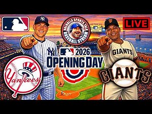 ⚾ MLB Opening Day LIVE 🔥 New York Yankees vs San Francisco Giants | Watch Party & Live Reactions ⚾