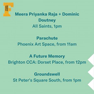 Today at Brighton Festival 🎭 Explore all of our events 👉 bit.ly/3NIh8dd | Brighton Festival