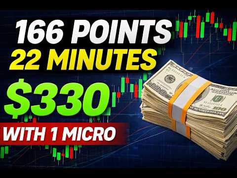 “166 NQ Points in 22 Minutes | Precision Entry Breakdown”#trading #scalping #futurestrading #nq