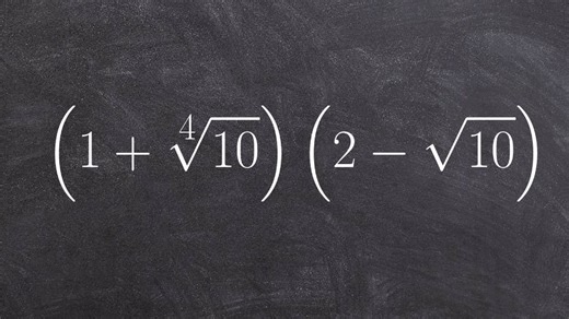 Applying foil to multiply two radical expressions