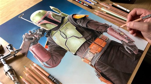 I Drew Boba Fett, and You Won’t Believe the Detail!