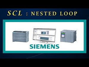 Tia PortaL || SCL-Language || Nested Loop ( Double FOR Instruction )