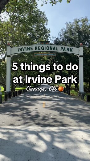 Irvine Regional Park is located in Orange, CA if you’re looking for fun things to do in Orange County 🍊 #irvineparkrailroad #orangecounty #irvinepark #thingstodoinoc #thingstodoinla #irvineregionalpark #orangecounty #oc