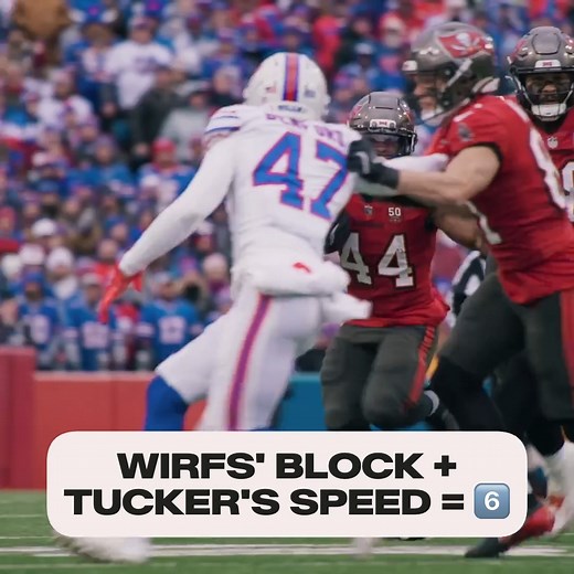 48K views · 1.2K reactions | Running behind Tristan Wirfs is a cheat code  | Tampa Bay Buccaneers | Facebook