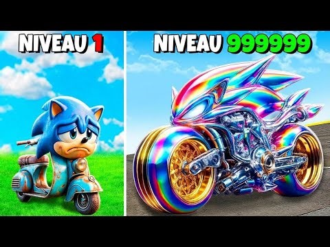 De la moto de Sonic basique à la plus puissante dans GTA 5 ! (mod Sonic Movie)
