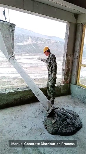 Manual Concrete Distribution Process