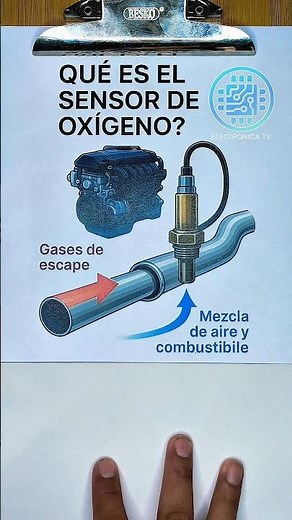 🚗 This is how the oxygen sensor works, and few people explain it this way! #mechanics #sensor #en...