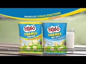 Ficello - Emmental formes émotions "le fromage trop rigolo" Pub 25s