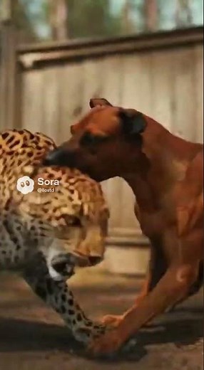 SAVAGE Fight! Rhodesian Ridgeback Protects Farm from Forest Leopard