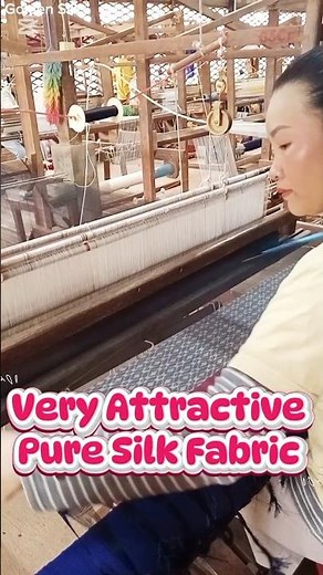 How to weaving silk fabrics for patterns - how silk fabrics patterns is made. #weavings #silkbrocade