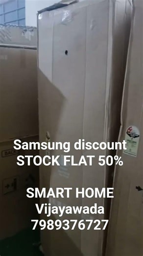 Samsung discount STOCK Flat 50% SMART HOME Vijayawada 7989376727