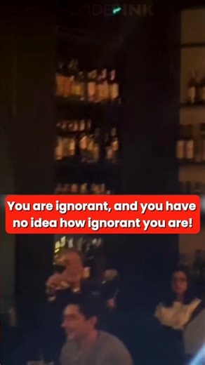 Activist Interrupts Scott Bessent's dinner using Maxine Waters’ 7 yr Old Playbook