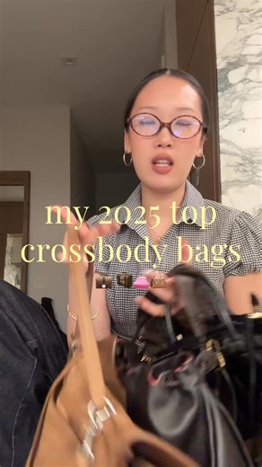 VIA LI on Instagram: "my all time 2025 crossbody bag 👜 @prada bonnie mini bag @balenciaga rodeo bag @polene_paris Numéro Neuf Mini @songmont_official gather bag"