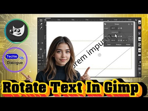 How To Rotate Text In Gimp | Easy Tutorial (2026)