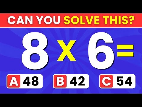 Can You Pass This Maths Quiz...? ➗✖️🧠 | Easy, Medium, Hard, Impossible | Quiz Bunny