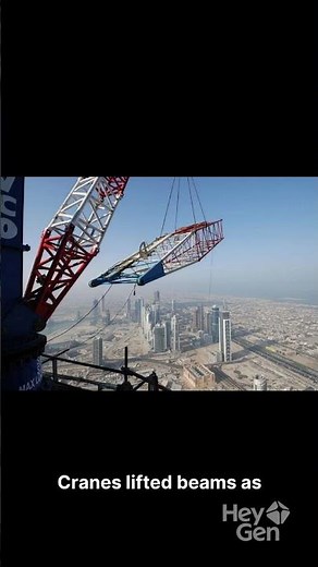 The Construction Journey of Burj Khalifa: How the World’s Tallest Tower Was Built#ai