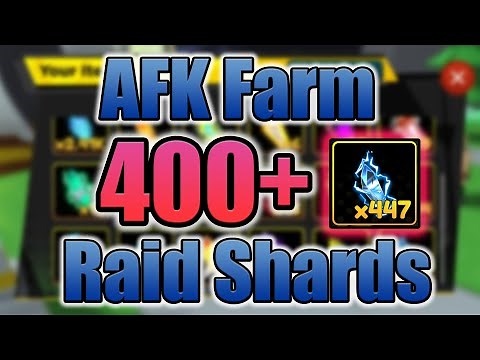 Best AFK Raid Shard Farm Method in Anime Fighters Simulator | Roblox AFS