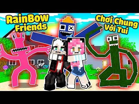 MỀU THỬ THÁCH THOÁT KHỎI NHÀ TÙ RAINBOW FRIENDS TRONG MINECRAFT*REDHOOD TRỐN KHỎI NGƯỜI BẠN CẦU VỒNG