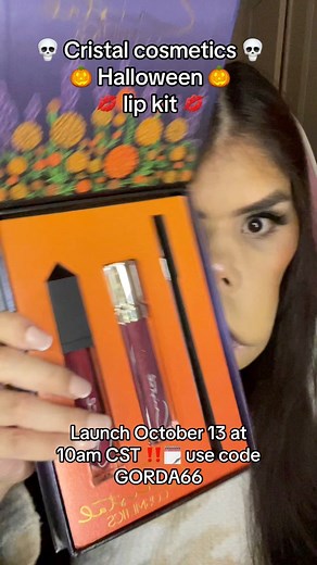 551K views · 5.4K reactions |  Halloween lip kit  Cristal Cosmetics launch tomorrow at 10am CST‼️ use code GORDA66  | Gorda66 | Facebook