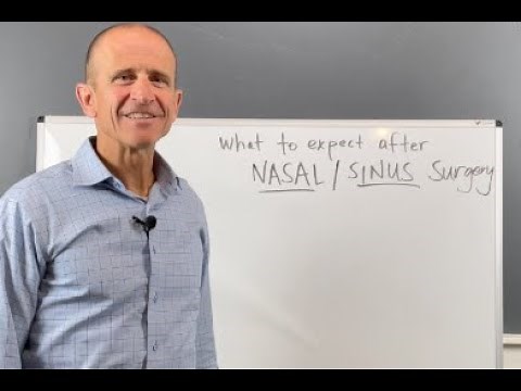 What to expect after sinus/nasal surgery