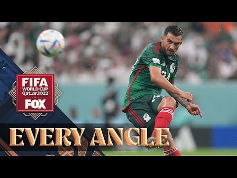 Mexico's Luis Chávez drills a STUNNING free kick in the 2022 FIFA World Cup | Every Angle