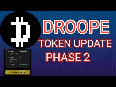 DROOPE AIRDROP TOKEN UPDATE CONNECT WALLET PHASE 2 #DROOPE