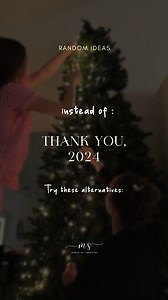 19K views · 3K reactions | Instead of “THANK YOU, 2024” use these alternatives! 殺 ️ #holidayseason #newyear #happynewyear #love #photooftheday #merrychristmas #love #moodoftheday #quoteoftheday #captionideas #notes #instagramtips #randomideas #fyp #margesn #caption #december #photodump | Marge SN | Facebook