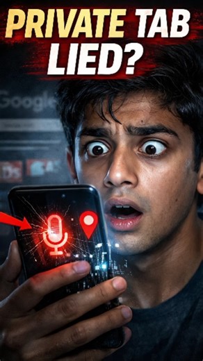 MAYOOR Suryawanshi on Instagram: "Private Tab use kiya aur socha koi history, koi tracking nahi hogi… lekin next day wahi cheez ke ads dikh gaye 😳 tab dimaag ghoom gaya. Kya phone sun raha hai? Kya Google humein track karta hai? Is reel me private mode, incognito tab aur online privacy ka sach expose ho raha hai — kyunki private browsing sirf browser ko bhulne ko bolta hai, internet ko nahi. IP address, location, scrolling habit aur device data se hum phir bhi identify ho jaate hain. Ye reel ha