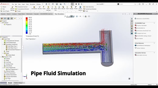 "Simulating Water Flow in SolidWorks: Thermal Fluid Behavior" | Mikael Habib posted on the topic | LinkedIn