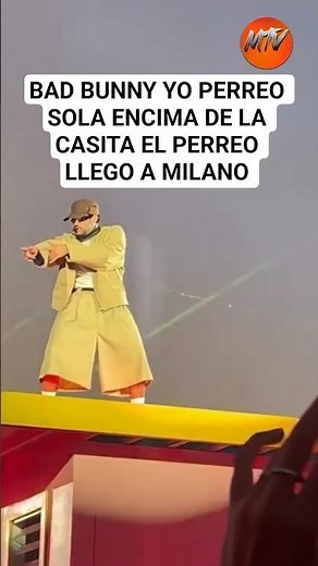 Bad Bunny - Yo Perreo Sola En Milano Perreo Alto En La Casita #badbunny #superbowl #dtmf #new #music