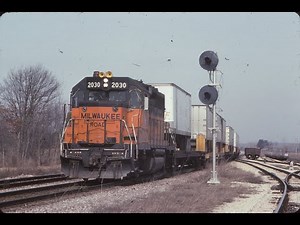 Milwaukee Road in western Wisconsin 1982-1986