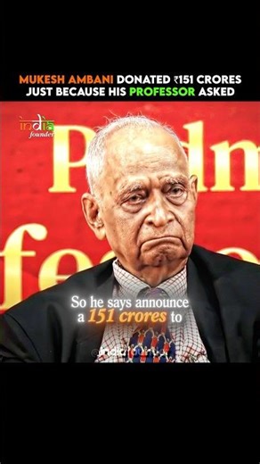 Mukesh Ambani donates ₹151 Crore — unconditionally. 🇮🇳