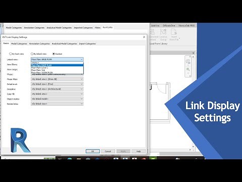 44- Revit Link Display Settings