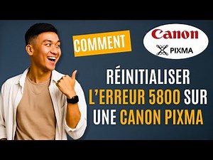 How to reset error 5800 on a Canon Pixma