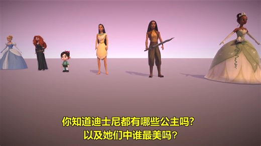 大家都看过迪士尼的公主系列动画吧，大家了解每个角色出自那个电影吗？你们觉得她们谁最漂亮呢