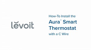 Watch How to install the thermostat with a C-wire on Amazon Live