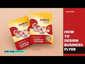 HOW TO: DESIGN A FLYER FOR COLD STORE BUSINESS WITH PHOTOSHOP EASY! 2024